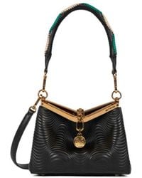 Etro - Small Vela Bag With Wavy Motif - Lyst