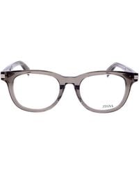 ZEGNA - Erz Round Frame Glasses - Lyst