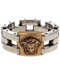 Versace - Medusa Link Ring - Lyst