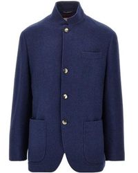 Brunello Cucinelli - Single Breasted Jacket - Lyst