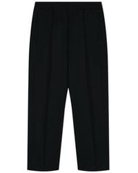 Emporio Armani - Nylon Trousers With An Elasticated Waist - Lyst