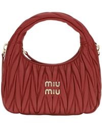 Miu Miu - Zippered Shoulder Bag - Lyst