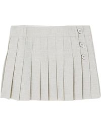 Rabanne - Pleated Mini Skirt - Lyst