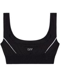 Off-White c/o Virgil Abloh - Off Stamp Seamless Bra - Lyst