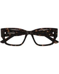 Balenciaga - Eyewear Rectangle Frame Glasses - Lyst