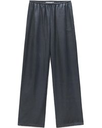 Alexander Wang - Mid-Rise Wide Leg Trackpants - Lyst