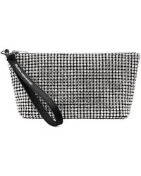 Alexander Wang - Embellished Zip Detailed Clutch Bag - Lyst