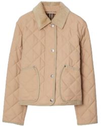Burberry - Long-Sleeved Quilted Jacket - Lyst