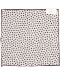 Brunello Cucinelli - Polka-Dot Printed Pocket Square - Lyst