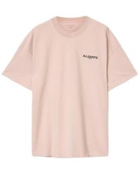 AllSaints - Hallis Oversized Graphic T-Shirt - Lyst