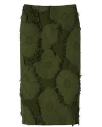 Gucci - Cotton Wool Blend Mid-Length Skirt - Lyst