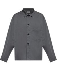 Lemaire - Patch-Pocket Button-Down Shirt - Lyst