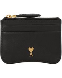 Ami Paris - Zipper Card Holder - Lyst