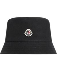 Moncler - Logo Patch Bucket Hat - Lyst