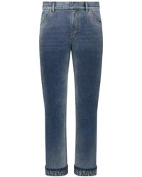 Dior - Christian Logo Patch Flared Jeans - Lyst