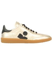 Isabel Marant - Kaycee Metallic Effect Sneakers - Lyst