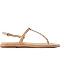 Aeyde - Round Head Flat-Soled Sandals - Lyst