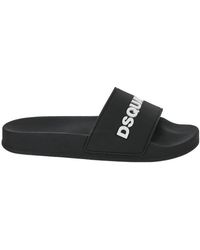 DSquared² - Logo-Embossed Slides - Lyst