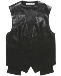 Acne Studios - V-Neck Buttoned Vest - Lyst