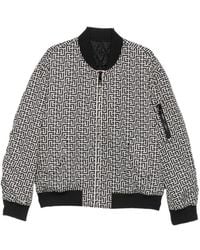 Balmain - Pb-Monogram Bomber Jacket - Lyst