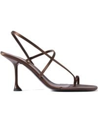 Proenza Schouler - Tee Satin Slingback Sandals - Lyst