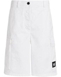 Dior - Logo Detail Shorts - Lyst