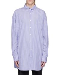 Maison Margiela - Striped Button-Up Shirt - Lyst