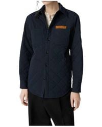 Bottega Veneta - Quilted Cotton Overshirt - Lyst