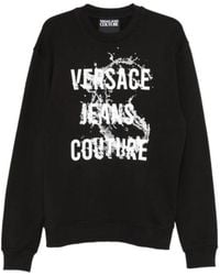 Versace Jeans Couture - Couture Logo Print Sweatshirt - Lyst