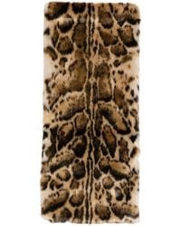 Etro - Leopard-Print Floral-Print Scarf - Lyst