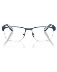 Emporio Armani - Rectangular Frame Glasses - Lyst