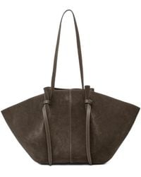 Yuzefi - Large Mochi Suede Shoulder Bag - Lyst
