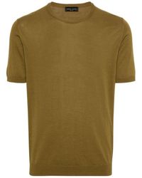 Roberto Collina - Short-Sleeved Crew Neck T-Shirt - Lyst