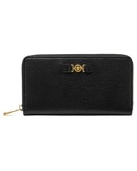 Versace - Medusa Biggie Zipped Continental Wallet - Lyst