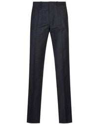 Agnona - Pressed-Crease Tailored Trousers - Lyst