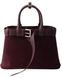 Prada - Medium Buckle Leather Tote Bag - Lyst