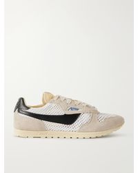 Autry - Windspin Knit And Suede Sneakers - Lyst