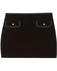 Miu Miu - Velvet Miniskirt - Lyst