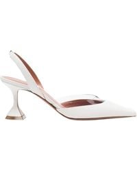 AMINA MUADDI - Lara Sling 70 Nappa And Transparent Pvc - Lyst