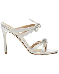 Stuart Weitzman - 110Mm Sw Bow Crystal Embellished Sandals - Lyst