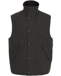 Nanamica - High-Neck Press-Stud Vest - Lyst