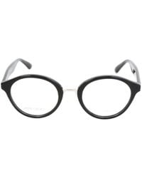 Jimmy Choo - Eyewear Round Frame Glasses - Lyst