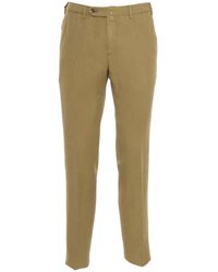 PT01 - Pt Torino Slim Stretch Gabardine Trousers - Lyst