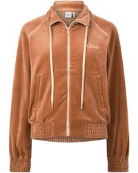 Chloé - Zip-Up Track Jacket - Lyst