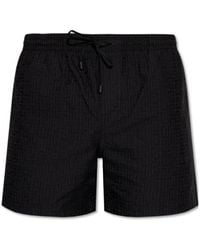 Balmain - Labyrinth Printed Swim Shorts - Lyst