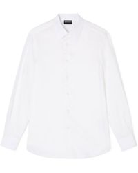 Emporio Armani - Long-Sleeve Button-Up Shirt - Lyst