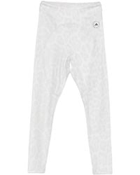 adidas By Stella McCartney - Leopard-Print Leggings - Lyst
