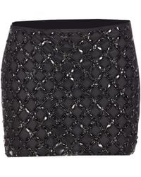 Liu Jo - Embellished Mini Skirt - Lyst