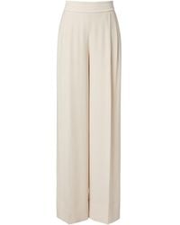 JOSEPH - Cara Crêpe Wide-Leg Pants - Lyst