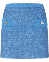 Pinko - Miletto Knitted Mini Skirt - Lyst